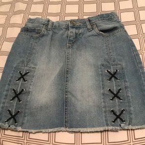 jean skirt